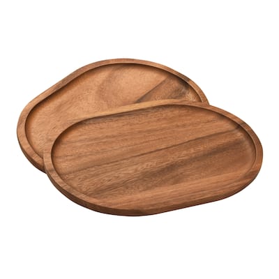 Oval Plates - Large - Set of 2 - 8" x 11"