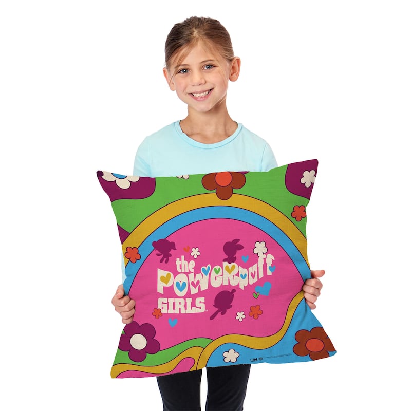 Warner Brothers Powerpuff Girls Throw Pillow