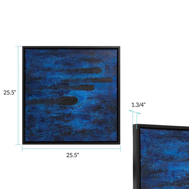 Comet Yellow Flare Hand Painted Original Art