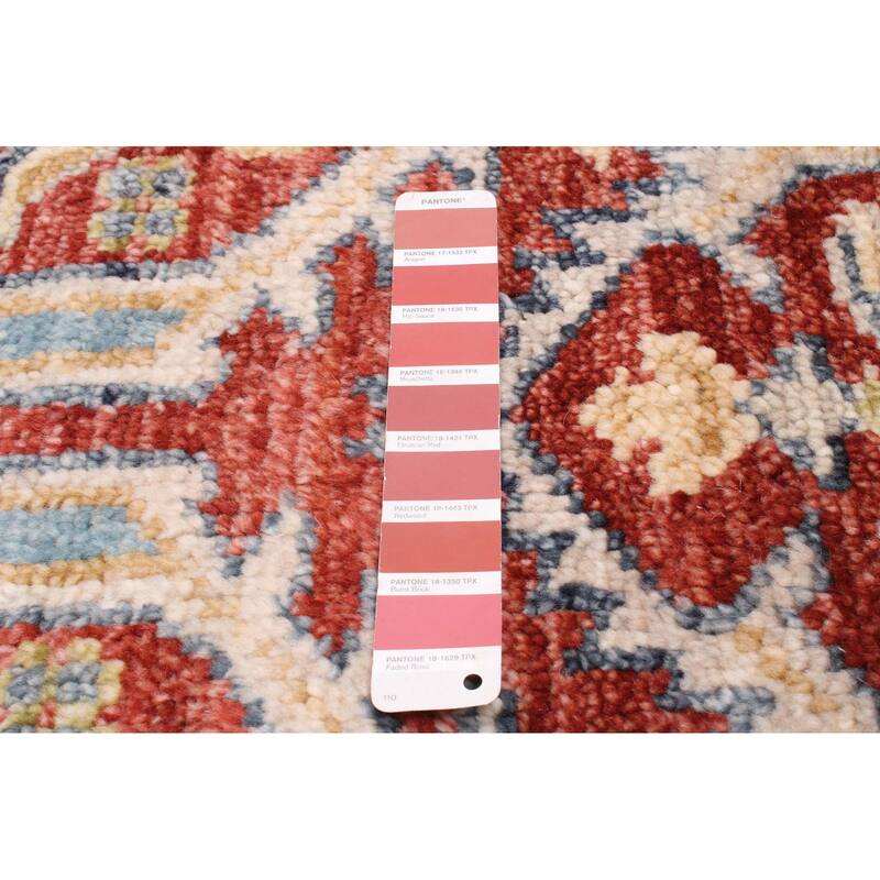 ECARPETGALLERY Hand-knotted Jules Serapi Dark Red Wool Rug - 5'11 x 8'11