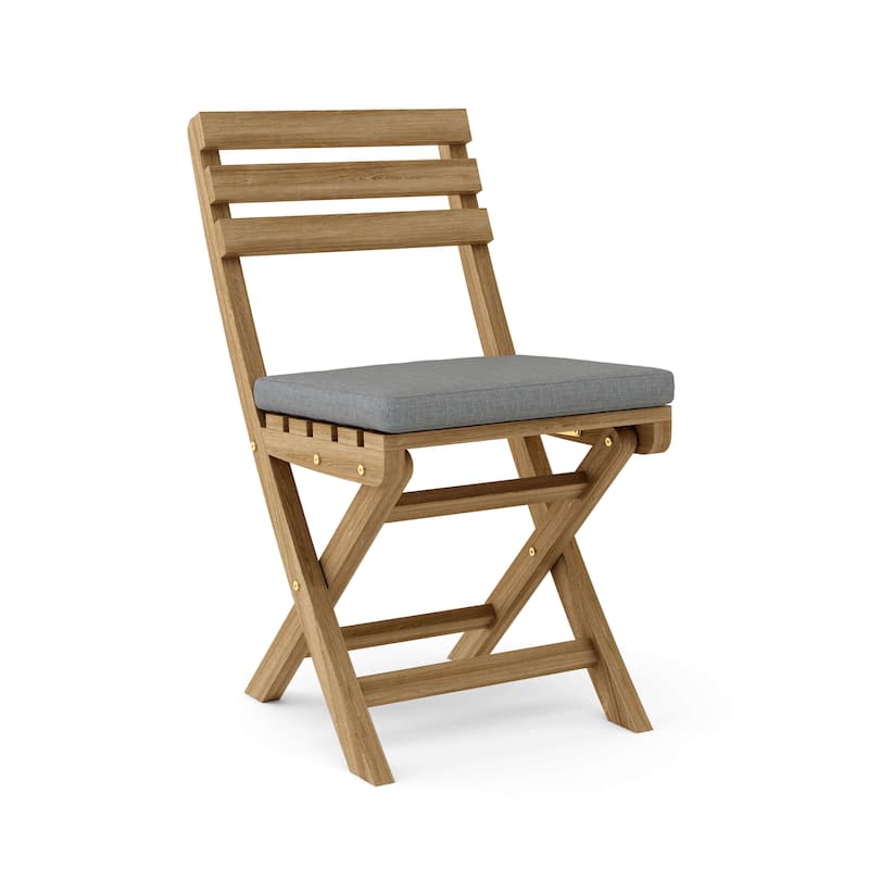 Alabama Teak Outdoor Dining Chair - Foldable (Set of 2) - N/A