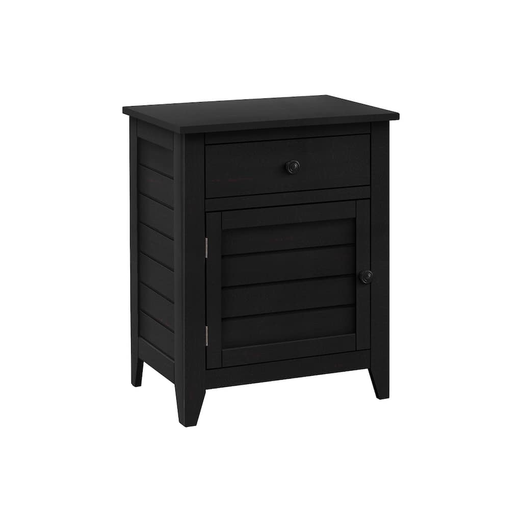 Accent Table, Nightstand, Storage Drawer, End, Side Table, Bedroom, Lamp, Storage, Veneer, Transitional