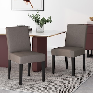 Kuna Contemporary Upholstered Dining Chair (Set of 2) by Christopher Knight Home