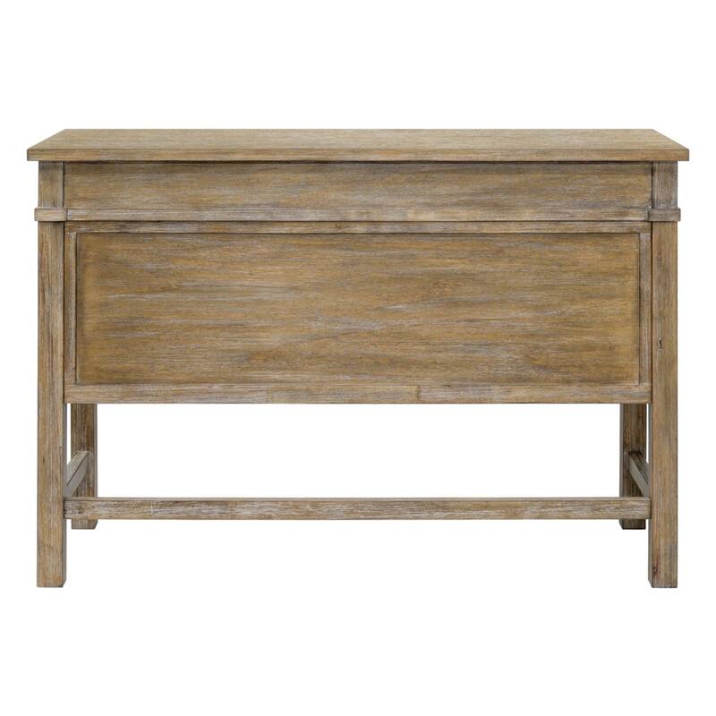 Roomfitters 54" Solid Wood Occasional Table, Reclaimed Wood Console Counter Table for Entryway Living Room, Reclaimed Natural