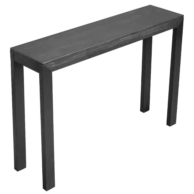 Pinewood Entryway Table Console with Sturdy Surface 220 lbs - 46.1 x 11.8 x 31.9 in