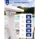preview thumbnail 64 of 78, WINSOON All Weather HIPS Folding Adirondack Chair with Ottoman, 5-Gear Adjustable Backrest and Retractable Ottoman Set of 4