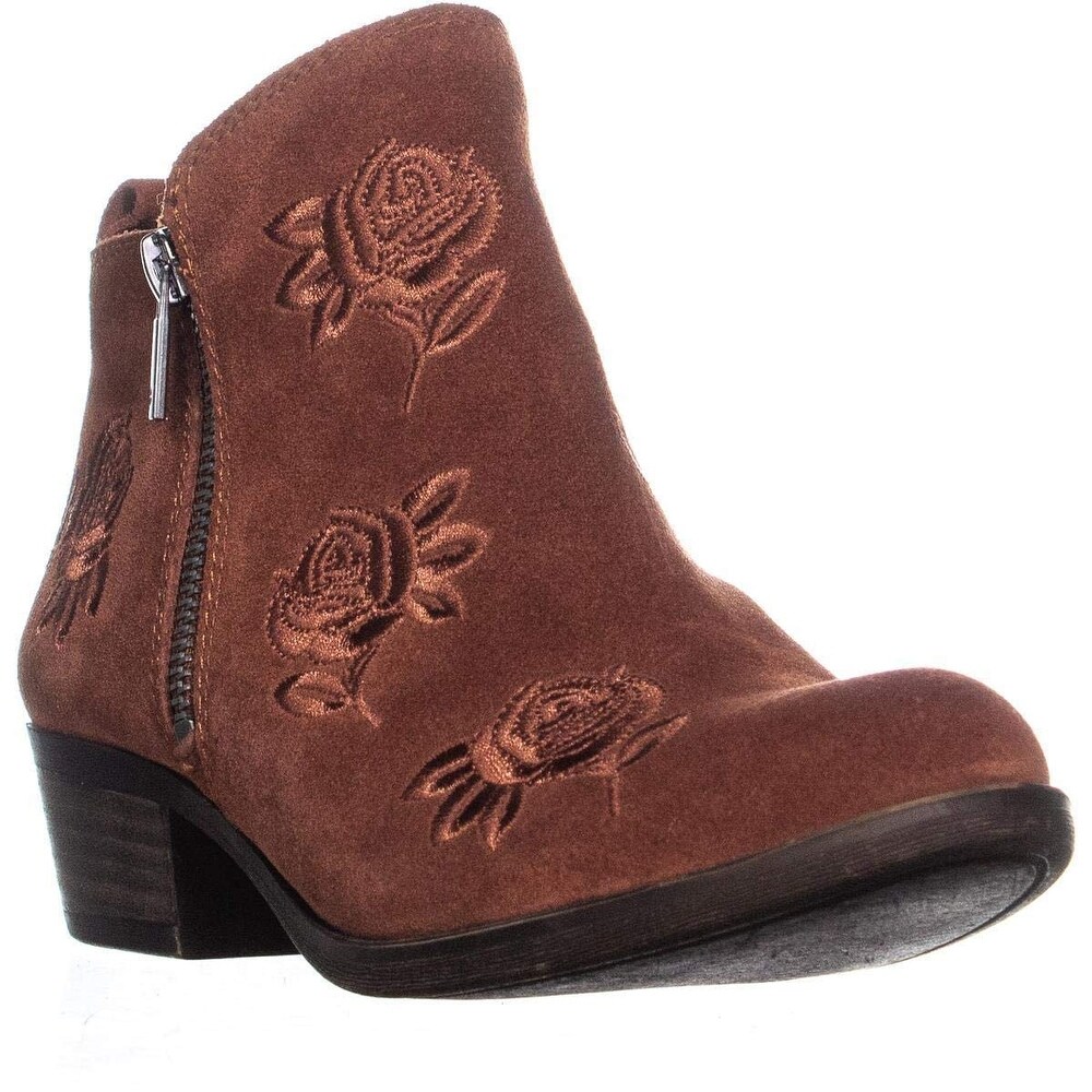 red lucky brand boots