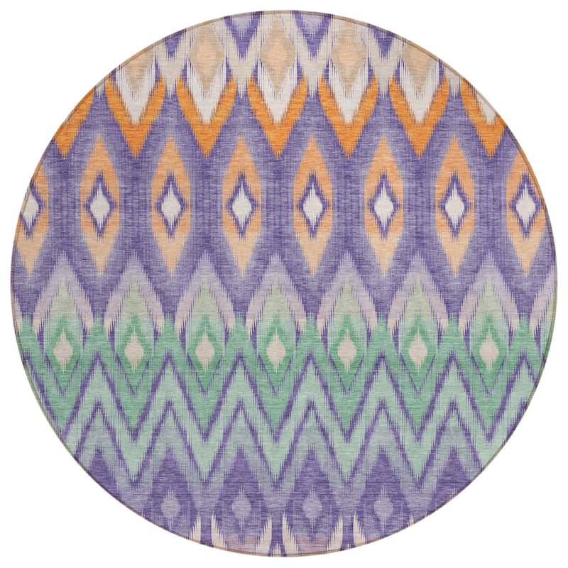 HomeRoots Southwestern Transitional Rectangle Outdoor Rug