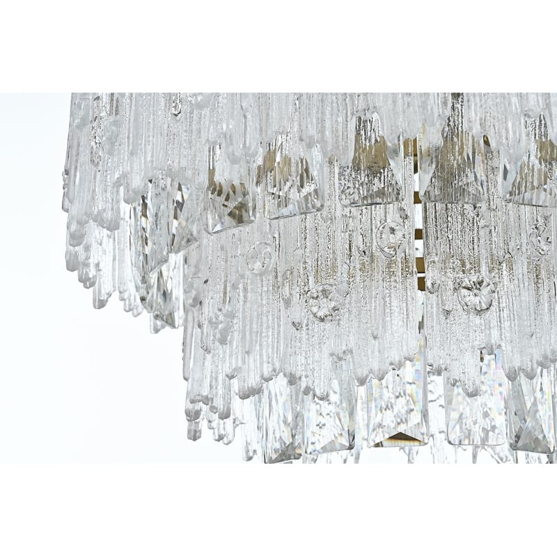 Elegant Lighting 1780D15 Emilia 4 Light 15" Wide Crystal Pendant