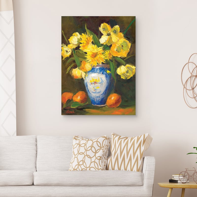 Butter Petals by Alexi Fine Canvas Art Print