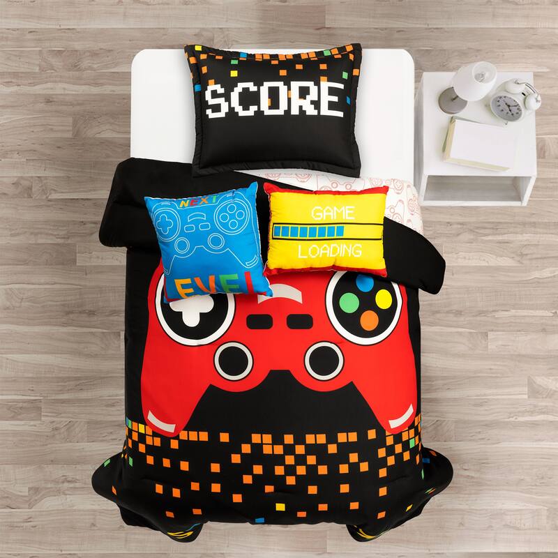 Lush Decor Video Games Reversible Oversized Comforter Set