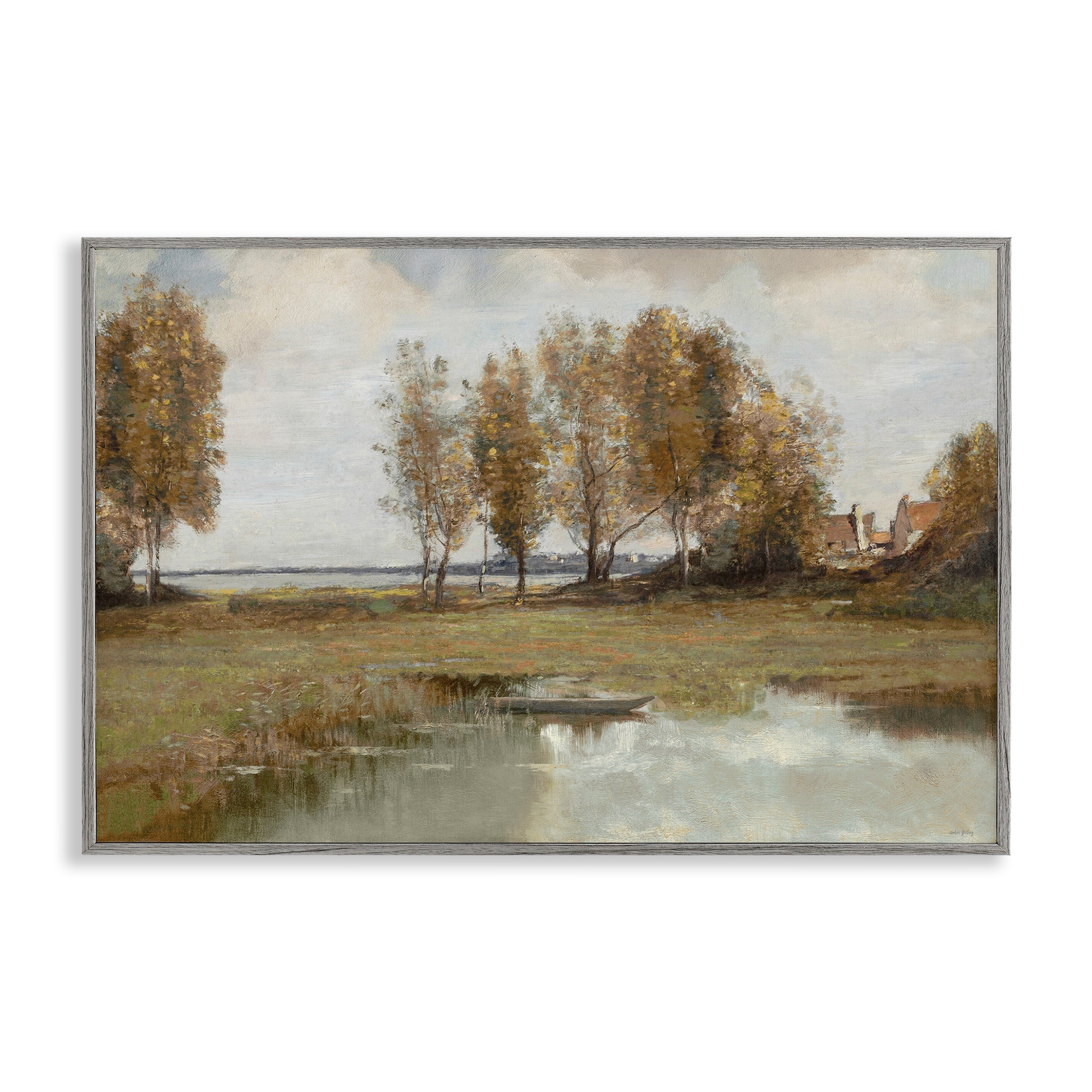 Stupell A Peaceful Spot Landscape Framed Giclee Art Design By Amber Sterling