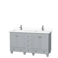 Buy Double Vanity Top Bathroom Vanities Vanity Cabinets Online At Overstock Our Best Bathroom Furniture Deals Double sink bathroom vanity cabinets are often mounted one above the other with space left for towels (and bottle traps) between. double vanity top bathroom vanities