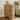 Solid Wood End Table, 3-Drawer Rattan Side Table, Night Stand with Exquisite Embossed Handles for Living Room