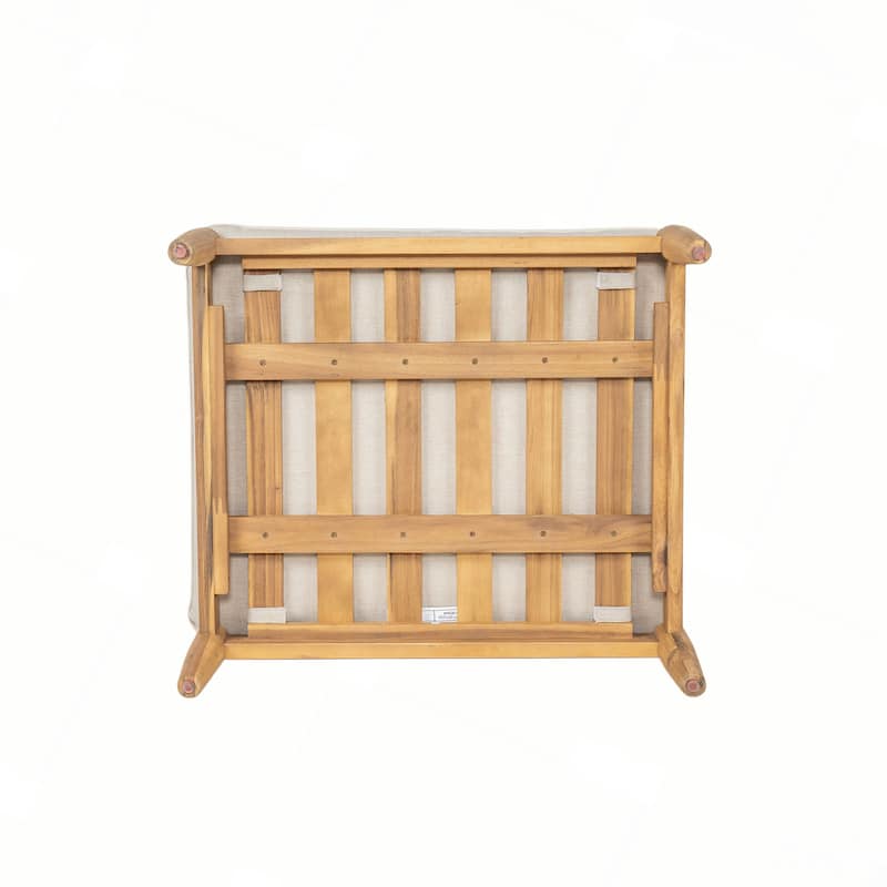 Outdoor Acacia Wood Lounge Chair
