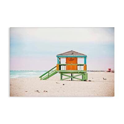 Stupell No Lifeguard On Duty Canvas Wall Art Design By Seven Trees Design