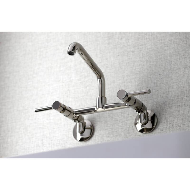 Kingston Brass Concord Two-Handle Wall Mount Kitchen Faucet