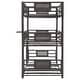 preview thumbnail 17 of 20, Rogen Dark Bronze Metal Frame Triple Bunk Bed
