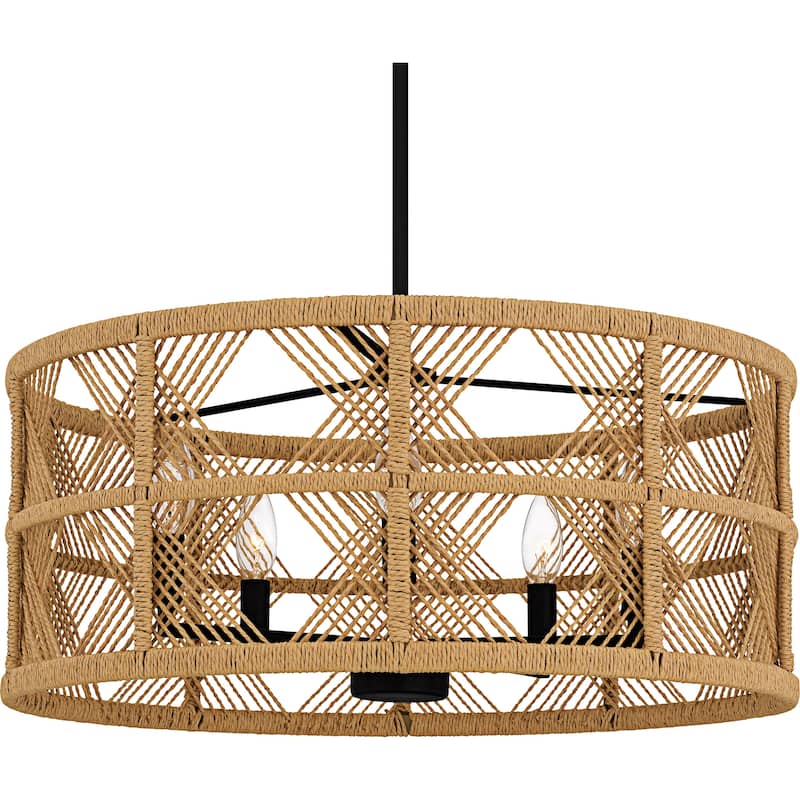 Axford 5-Light Matte Black Pendant