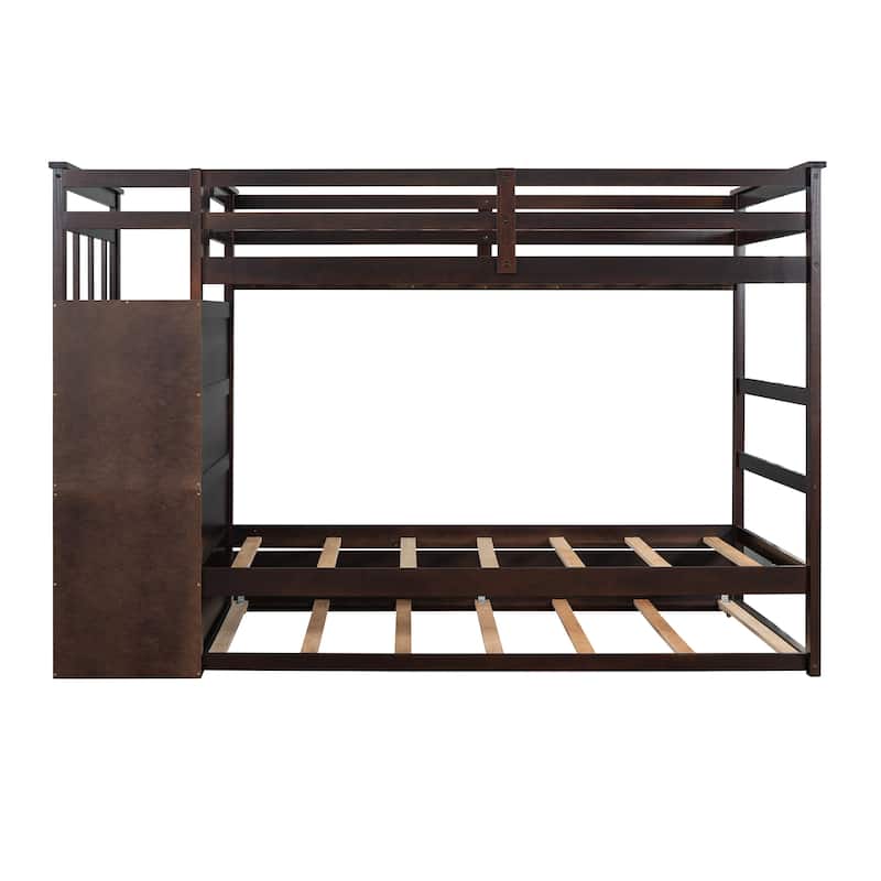 Twin Over Twin Solid Wood Bunk Bed