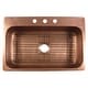 preview thumbnail 4 of 4, SinkSense Rohe Antique Brown 27.75" x 13.375" Kitchen Sink Bottom Grid
