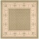 preview thumbnail 20 of 125, SAFAVIEH Courtyard Sheila Indoor/ Outdoor Waterproof Patio Backyard Rug 6'7" Square - Olive/Natural