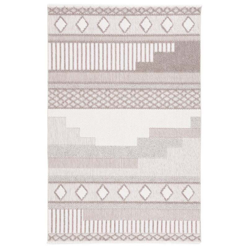SAFAVIEH Lotus Joellen Rustic Rug - 8' x 10' - Ivory/Beige