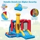 preview thumbnail 7 of 8, Costway Baseball Themed Jumping House Kids Bouncy Castle w/ 50 Ocean - Multi - See Details