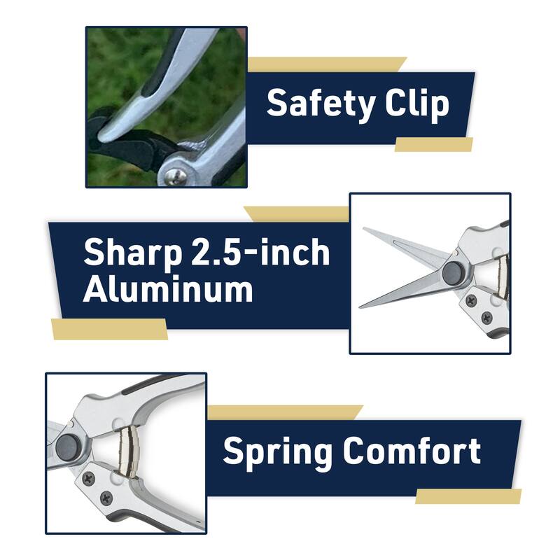 Kings County Tools Flower Pruning Shears Garden Scissors
