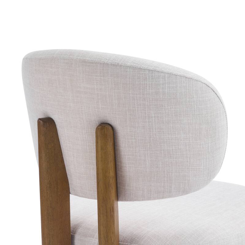 Christopher Knight Home - Aurelio Solid Rubberwood Upholstered Dining Chair
