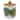 Avanti Linens Viva Palm Jar - Green