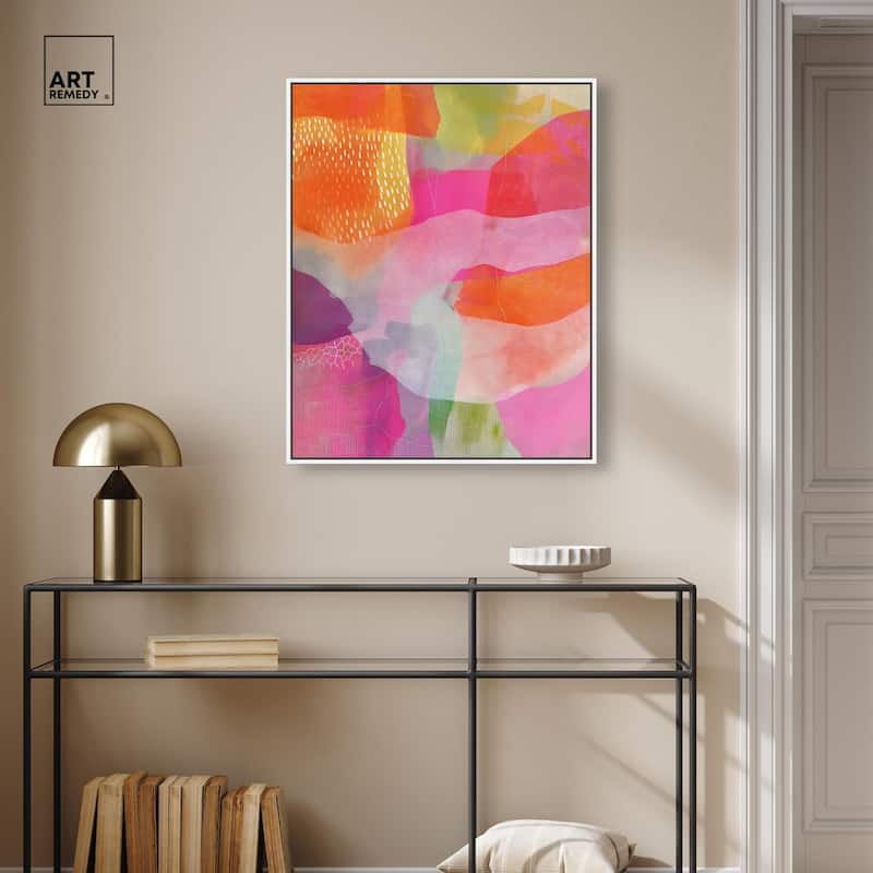 Garnet Gleam IV Canvas by Art Remedy