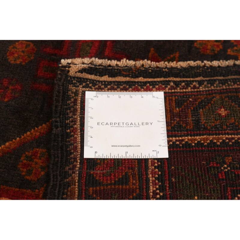 Teimani Black Rug 3'8" x 6'5" - 3'8 x 6'5