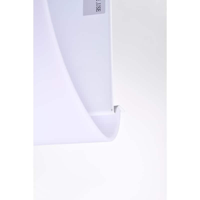 Crispo LED 9 inch Wall Sconce White Finish CCT Selectable 3K/4K/5K