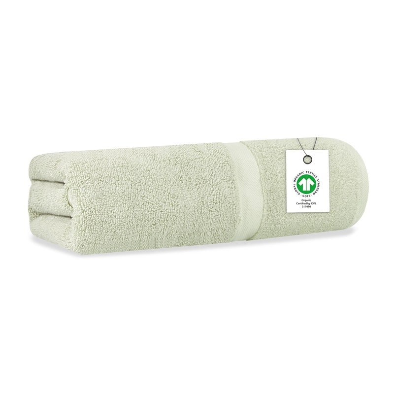 Delara Organic Cotton Luxuriously Plush Bath Towel, GOTS & OEKO-TEX Certified, 650 GSM Long Staple, Quick Dry & Ultra-Absorbent