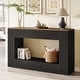 preview thumbnail 29 of 32, Modern Console Table, 55-Inch Wood Entryway Table with Storage