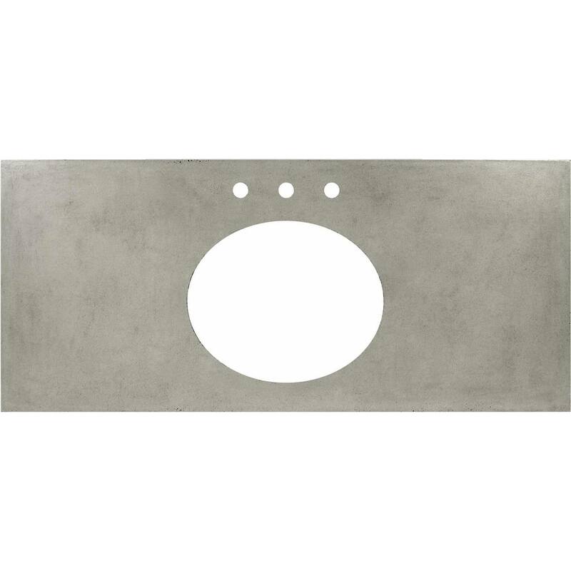 Native Trails VT48-O1714-NS-3 NativeStone 48" Stone Composite Vanity - Ash