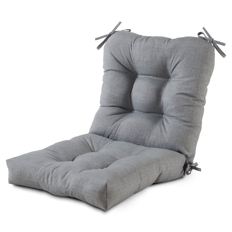 Heather Gray 21-inch x 42-inch Outdoor Chair Cushion (Cushion Only)