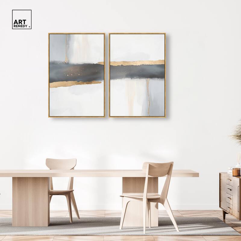 Azure Horizon I Canvas Set of 2 by Art Remedy