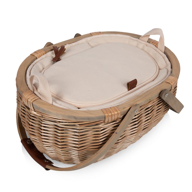 Picnic Time Sequoia Picnic Basket, (Beige)