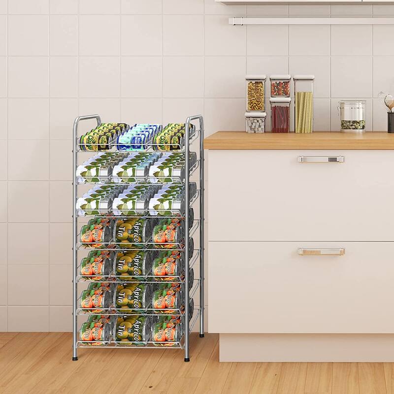 Can Organizer Can Good Organizer for Pantry - Silver - 7 Tier