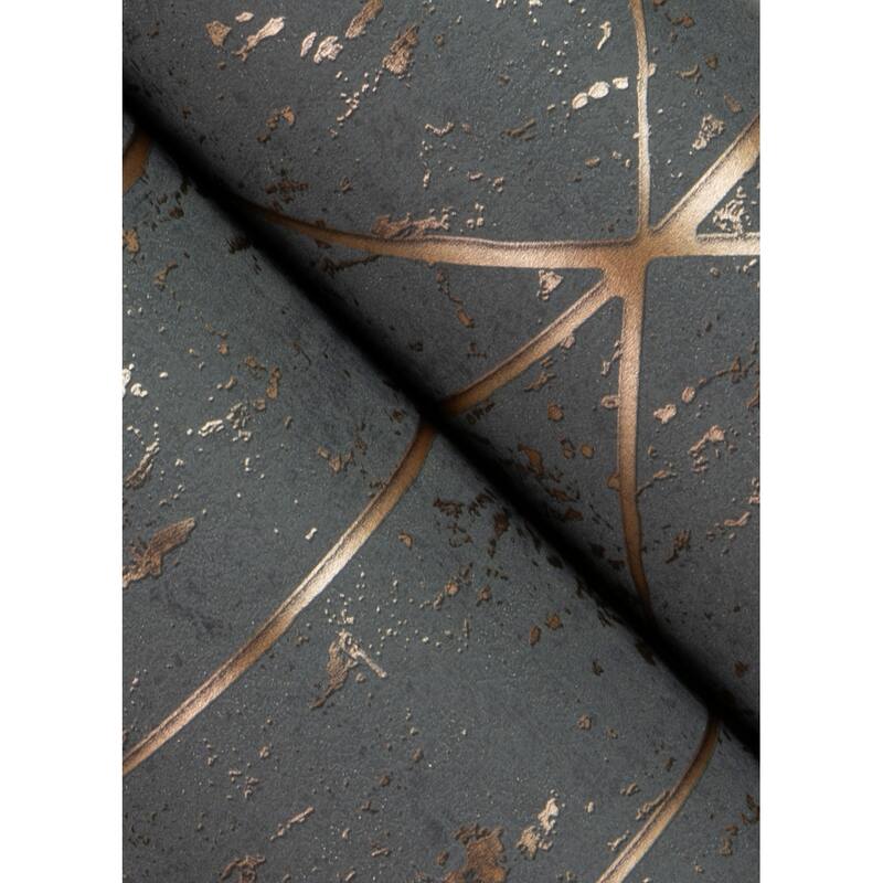 Advantage Hayden Charcoal Concrete Trellis Wallpaper