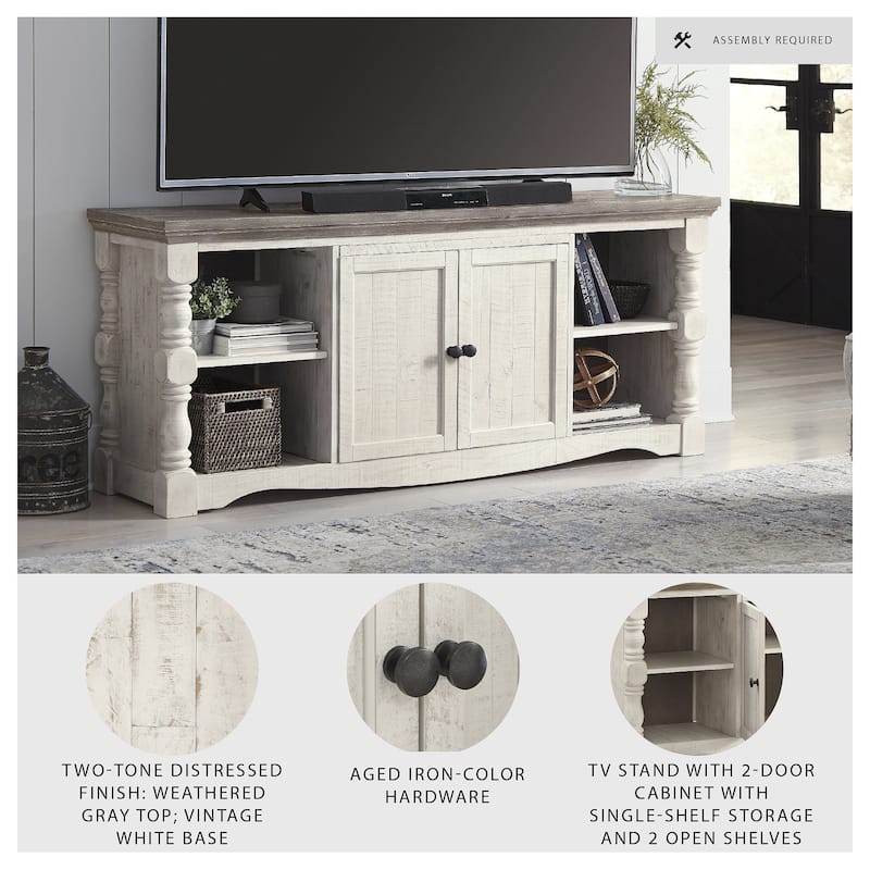 Signature Design by Ashley Cedar Hollow Two-tone Extra Large TV Stand
