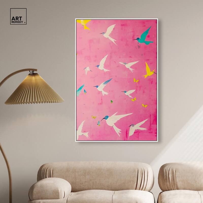Soaring Sorbet Canvas by Art Remedy
