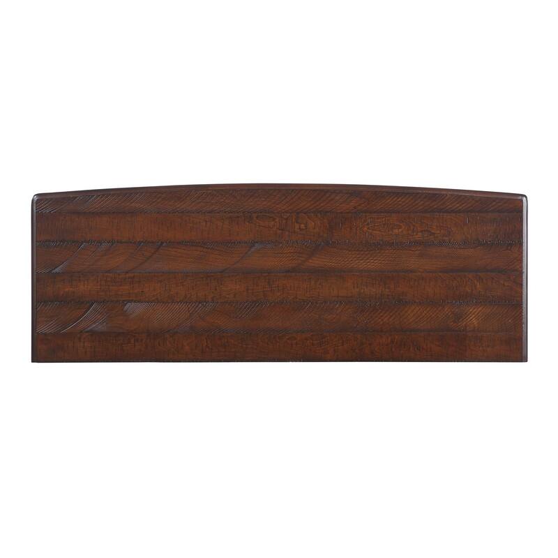 Retro Style Accent Storage Cabinet with Adjustable Shelves,Wood Grain Texture