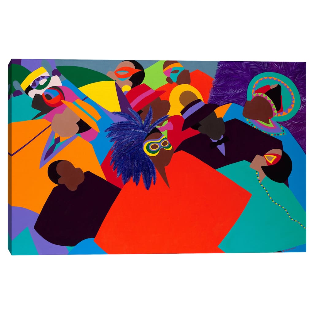 Mardi Gras by Synthia SAINT JAMES Canvas Art Print