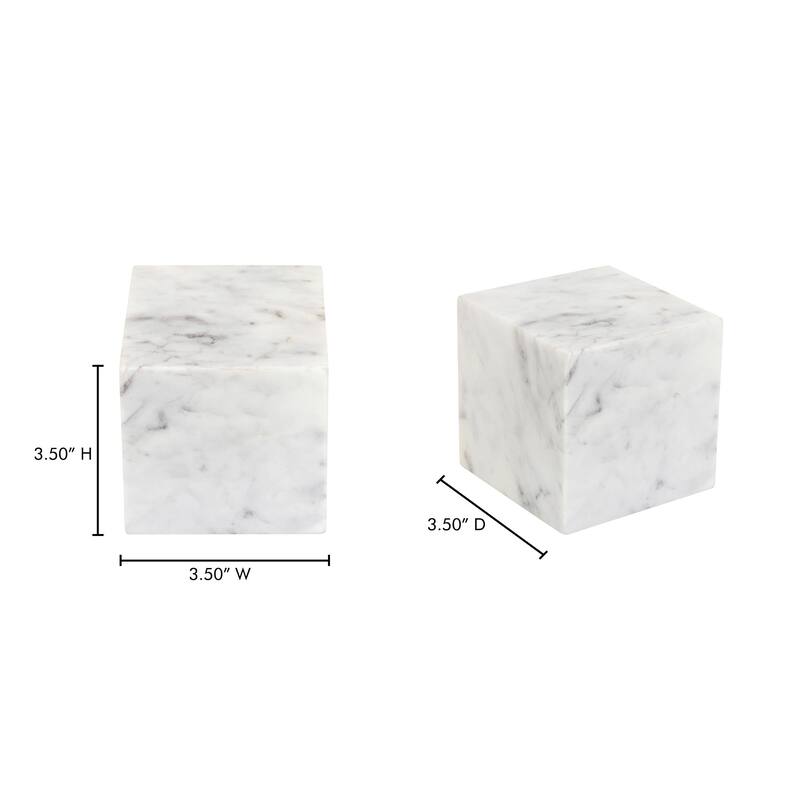 NADAAL STUDIOS Ysabel, Tabletop Accent, Banswara Purple White Marble