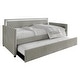 preview thumbnail 2 of 16, CraftPorch Contemporary Velvet Upholstered Daybed with Trundle