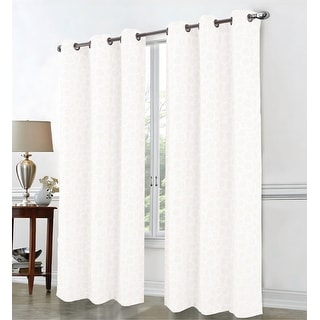 Jasper Lurex Woven Window Curtain Set