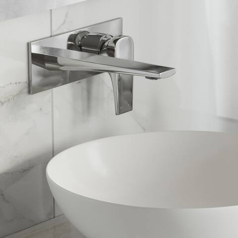 Monaco Single-Handle Wall-Mount Bathroom Faucet